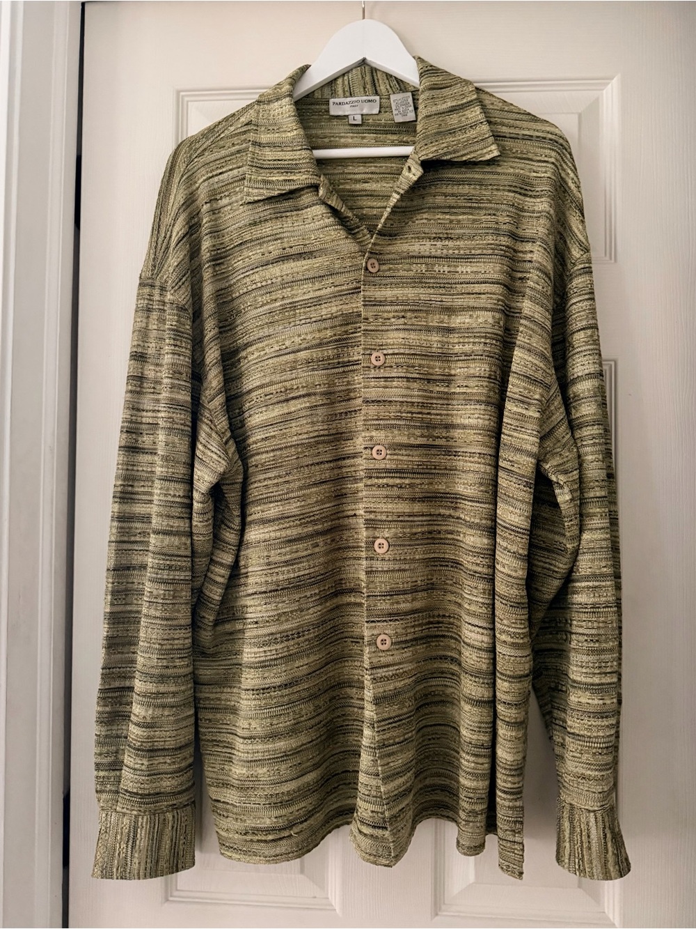 Olive Green Pendleton Lightweight Button-Up Over Shirt